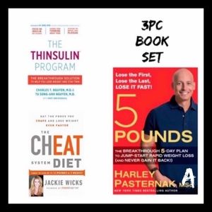 3Pc Health/Diet Hard Book Set NWT Y